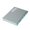 OEM Printing Factory Customized Silver Pantone Color Cover B&W Color Text Round Spine Hardcover Books with Dust Jacket