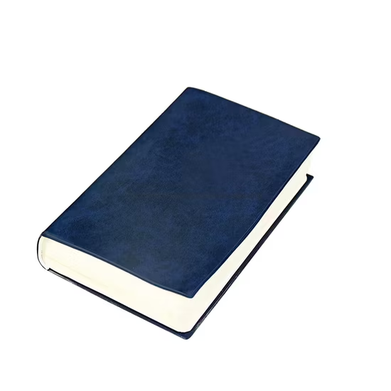 OEM Factory Cost Effective Pocket Size Open Flat Round Spine Softcover Leather Book Printing