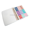 Customized Competitive Price Hard Board A5 Smooth Non-Permeable Spiral PlannerJournal Notebook Printing