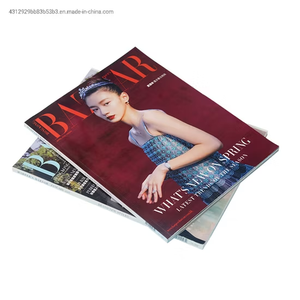 2022 Customized Hot Sale Low Cost Monthly Vogue Poster Magazine Printing