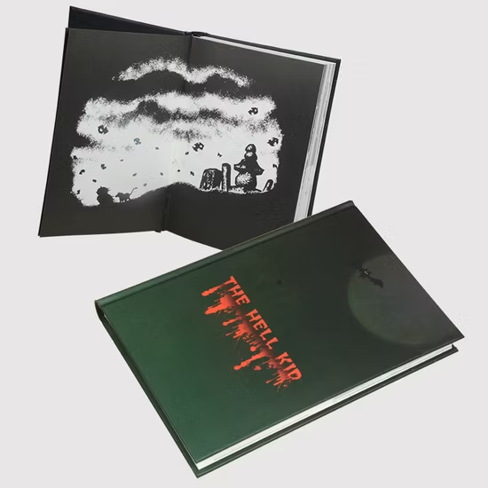 Cheap Hardcover Comic Book Round Spine Adult BW Printing Cartoon Book A5 Japanese Manga Book