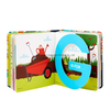 OEM Factory Customized Cheap Price Paper Back Cut-out English Learning Educational Baby Board Books Printing