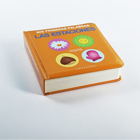 Professional Factory High Quality Thick Paper Board Round Corner English Colorful Story Children Board Book Printing