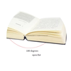 OEM Factory Cost Effective Pocket Size Open Flat Round Spine Softcover Leather Book Printing