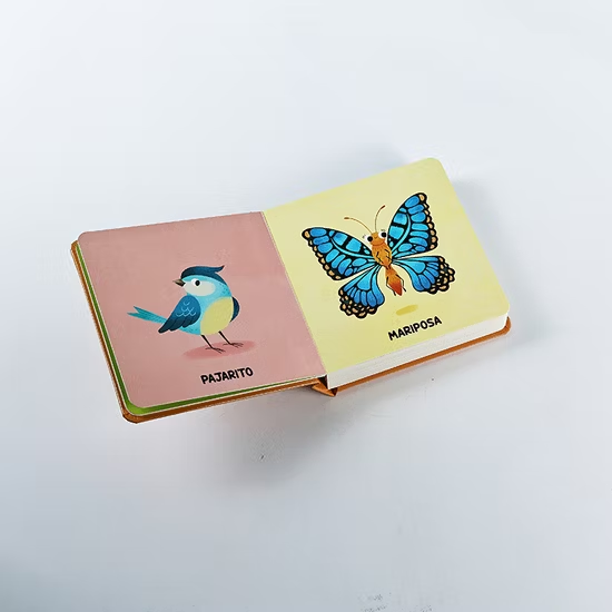 Professional Factory High Quality Thick Paper Board Round Corner English Colorful Story Children Board Book Printing