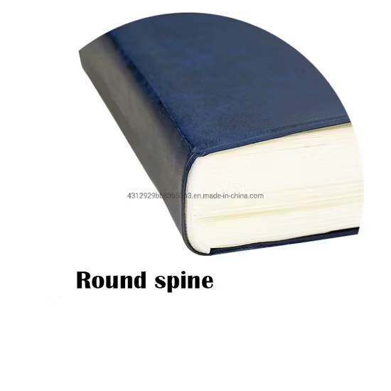 OEM Factory Cost Effective Pocket Size Open Flat Round Spine Softcover Leather Book Printing