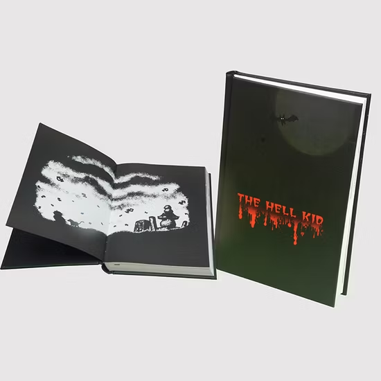 Cheap Hardcover Comic Book Round Spine Adult BW Printing Cartoon Book A5 Japanese Manga Book