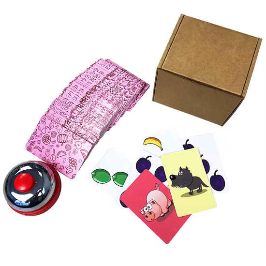 OEM Factory Cheap Price 2X3 Inch Kids Memory Playing Cards 1.5mm Thick Game Cards with Corrugated Boxes