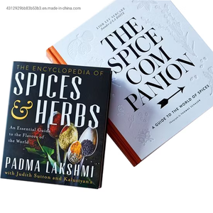 Customized High Quality Publishing Recipe Colorful Food Photography Hardcover Coffee Table Cookbook Printing