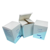 Printing Factory Customized High Quality Reverse Varnishing Packing Box Silver Paper Box Package for Cosmetic
