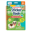 Customized New Design Kids Creative Activity Varied Shape Cutting No Glued Static Film Reusable Sticker Book Printing